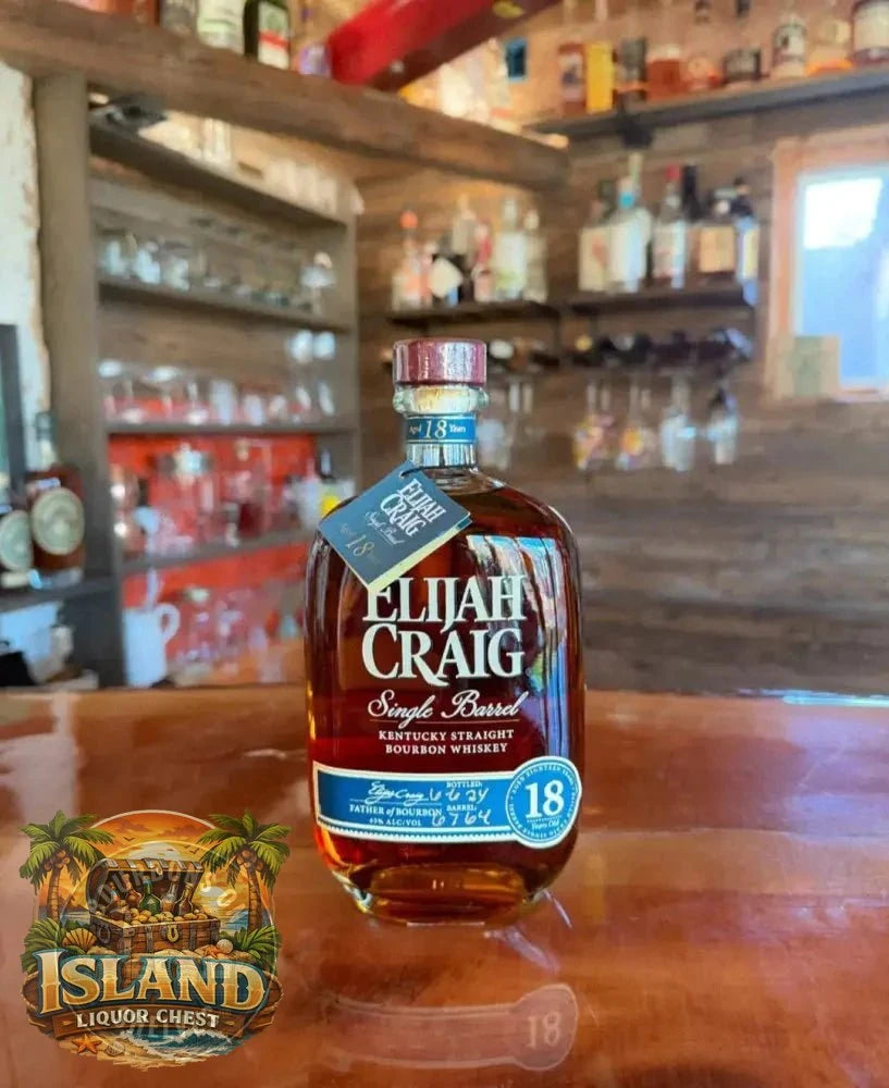 Elijah Craig 18 Year Old Single Barrel - 90 Proof (45% ABV) - Bourbons On Shelves