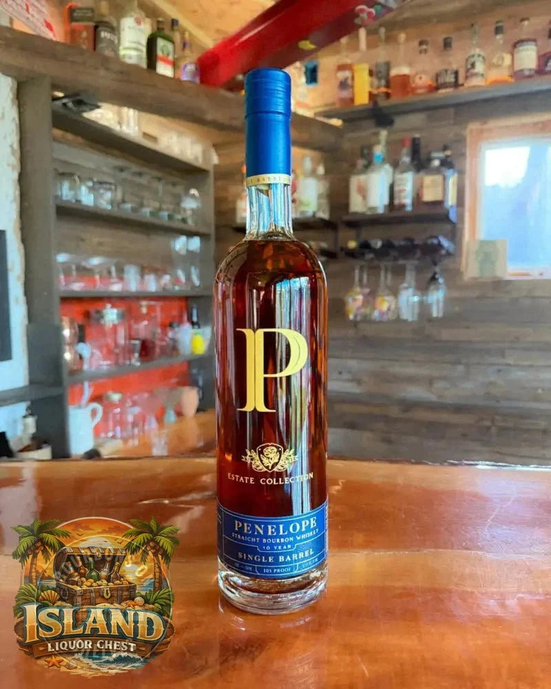 Penelope Estate Collection 10 - Year - Old Single Barrel Bourbon - 105 Proof (52.5% ABV) - Bourbons On Shelves