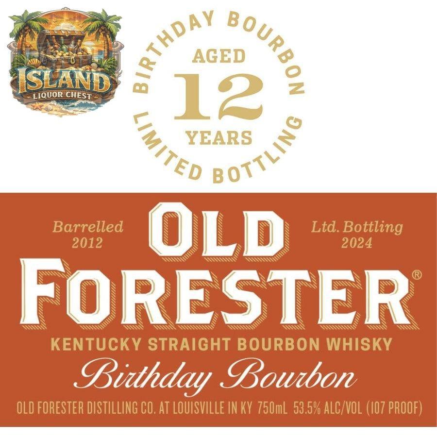 Old Forester Birthday Bourbon 2024 Release (Aged 12 Years) – 48% ABV (96 Proof)