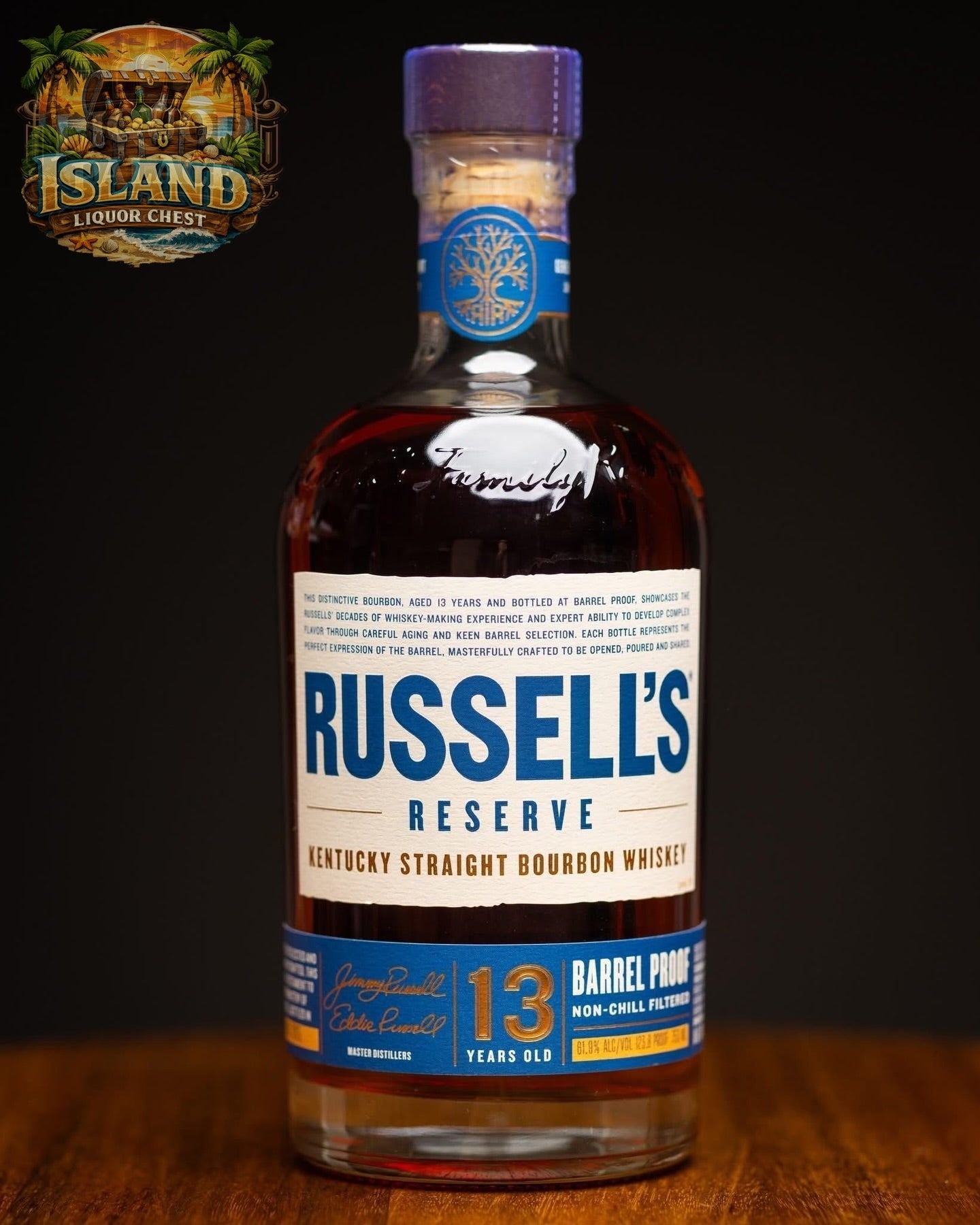 Russell’s Reserve 13 Year – 61.9% ABV (123.8 Proof)
