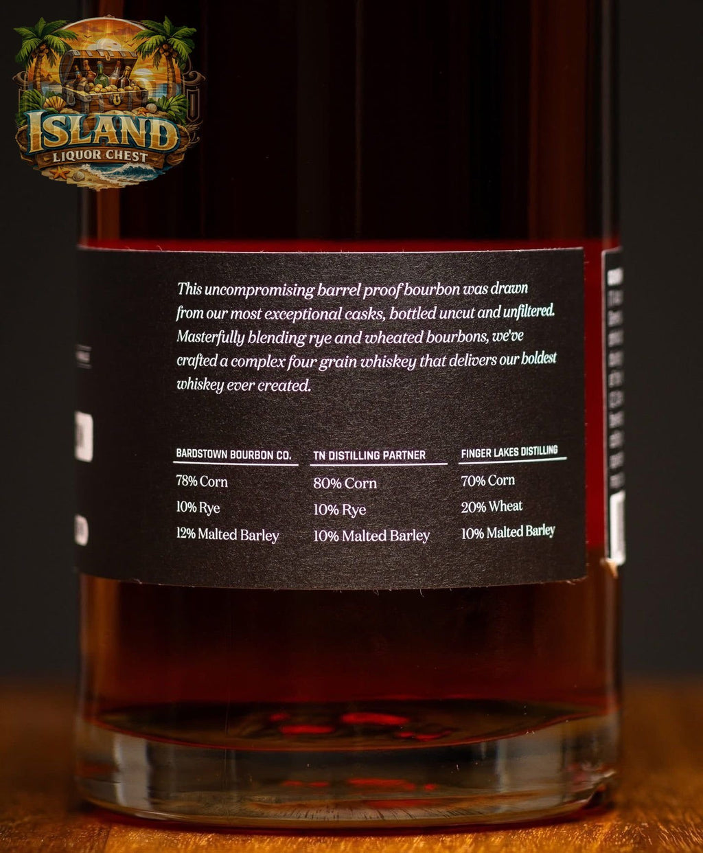 Pursuit Triple Mash Bourbon Whiskey – 59.9% ABV (119.8 Proof)
