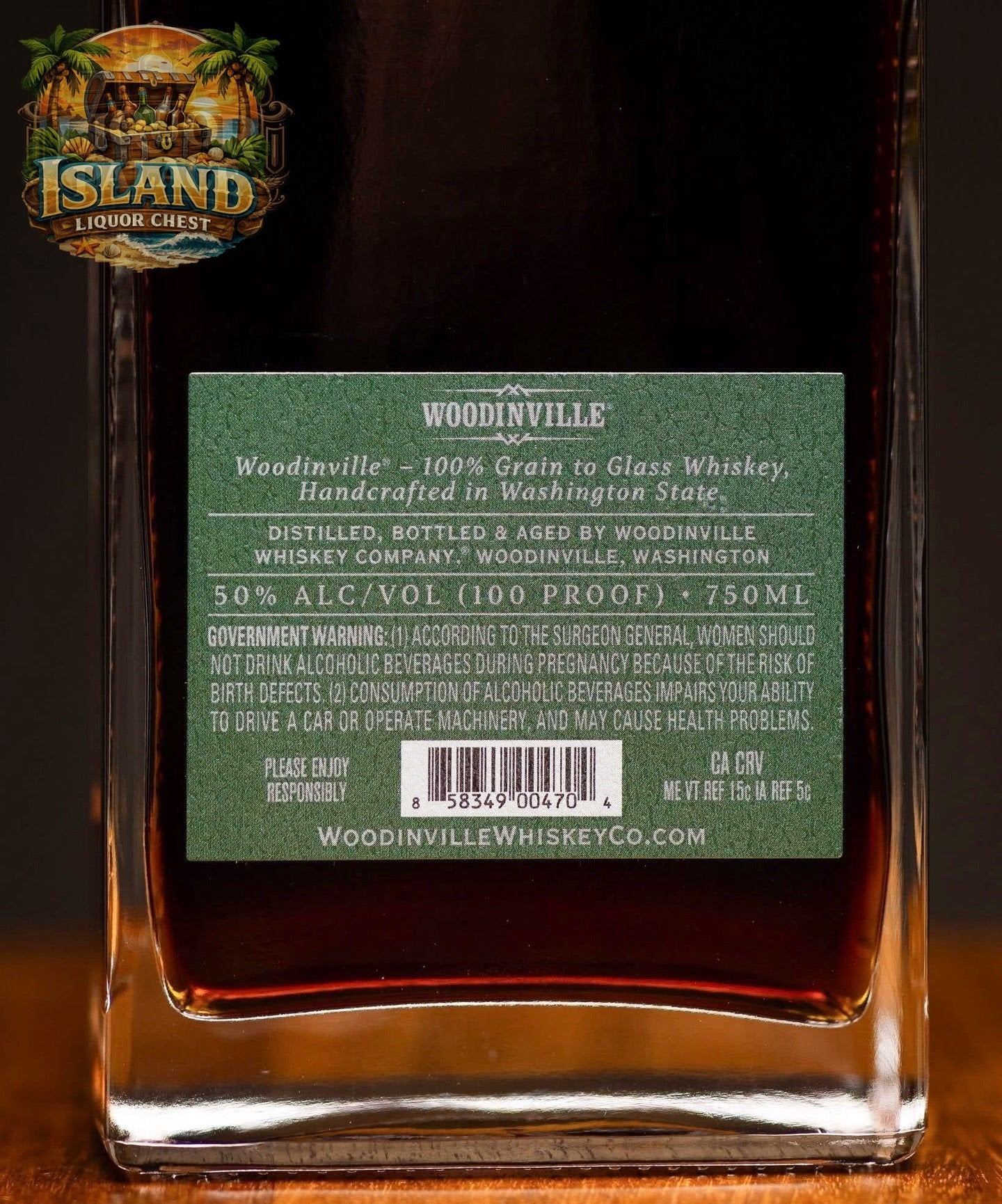 Woodinville 8 Year Straight Bourbon Whiskey – 50% ABV (100 Proof)