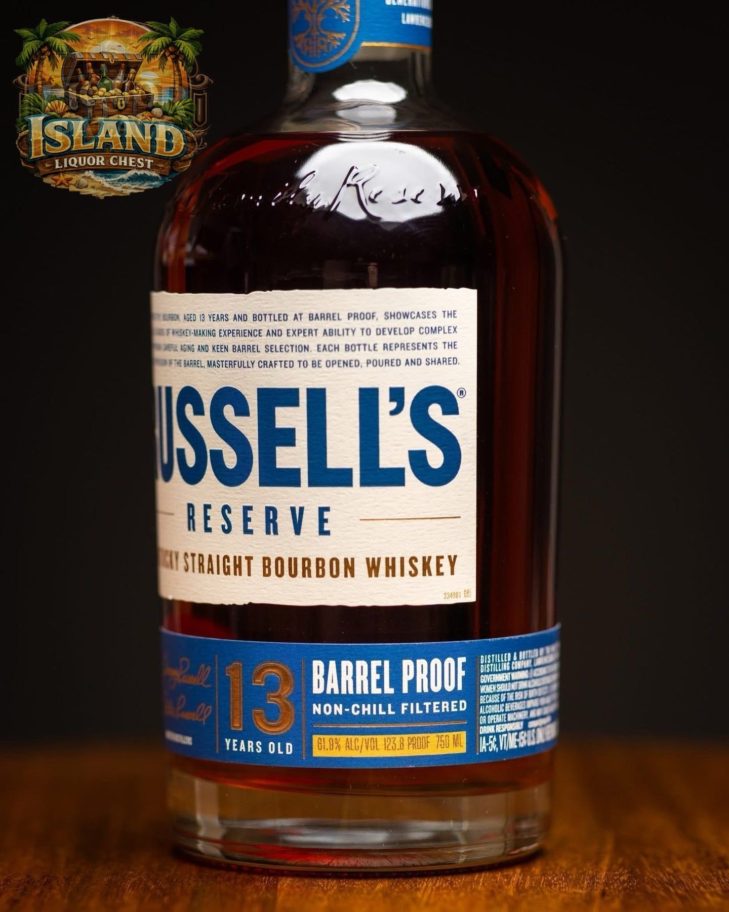 Russell’s Reserve 13 Year – 61.9% ABV (123.8 Proof)