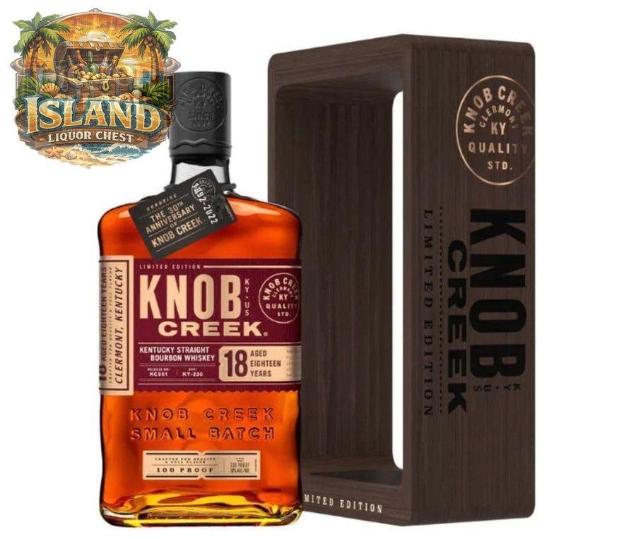 Knob Creek Small Batch – Aged 18 Years – 50% ABV (100 Proof)