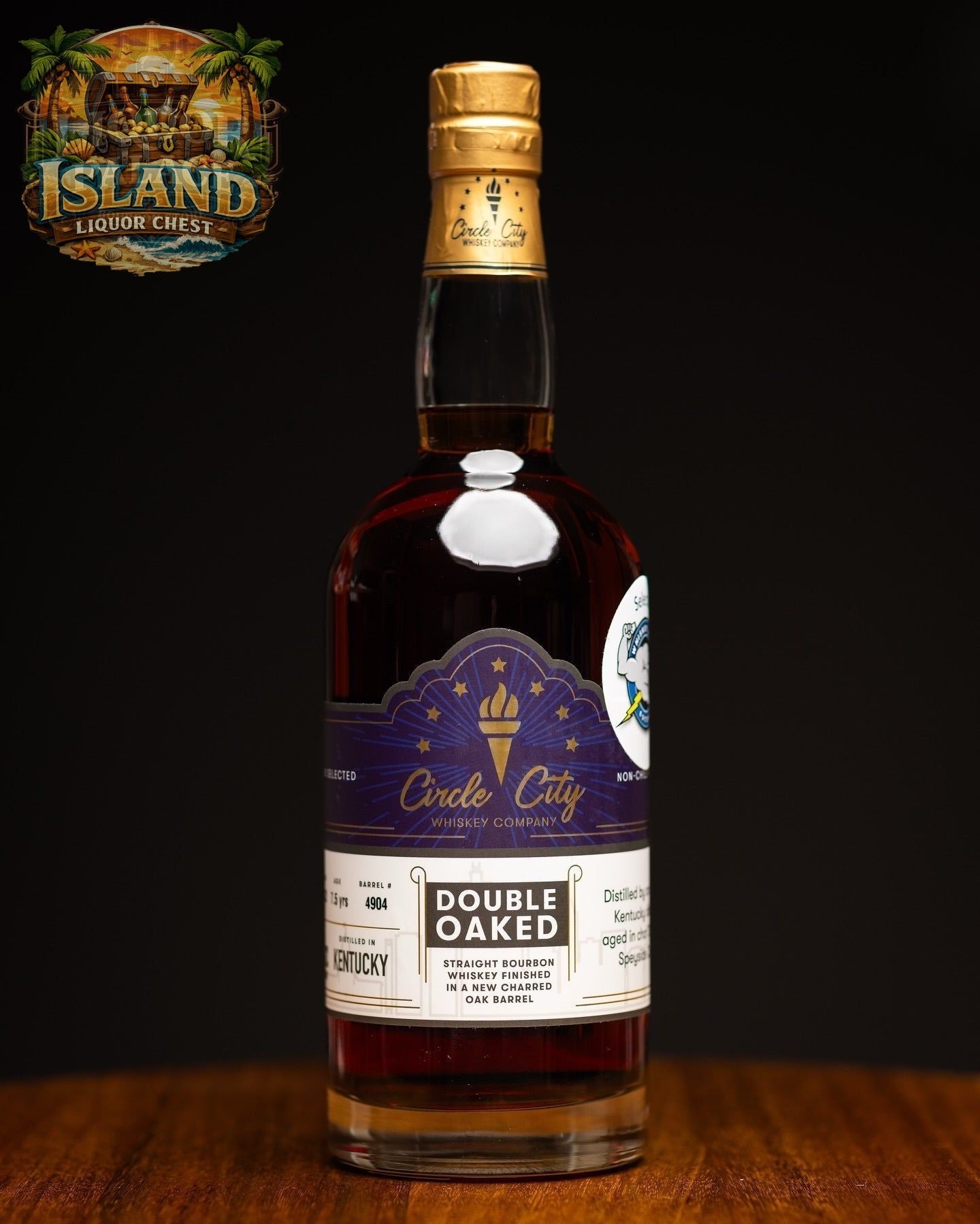 Circle City Double City Single Barrel Bourbon – 123.2 Proof (61.6% ABV)