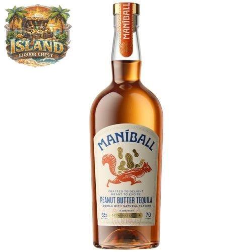 Maniball Peanut Butter Tequila – 35% ABV (70 Proof)