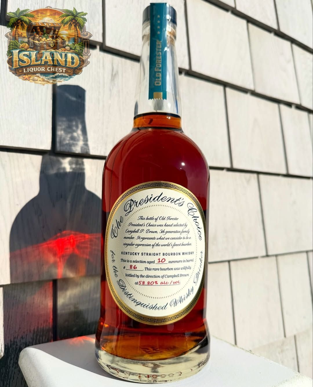 Old Forester President’s Choice Single Barrel Bourbon – 58.8% ABV (117.6 Proof)