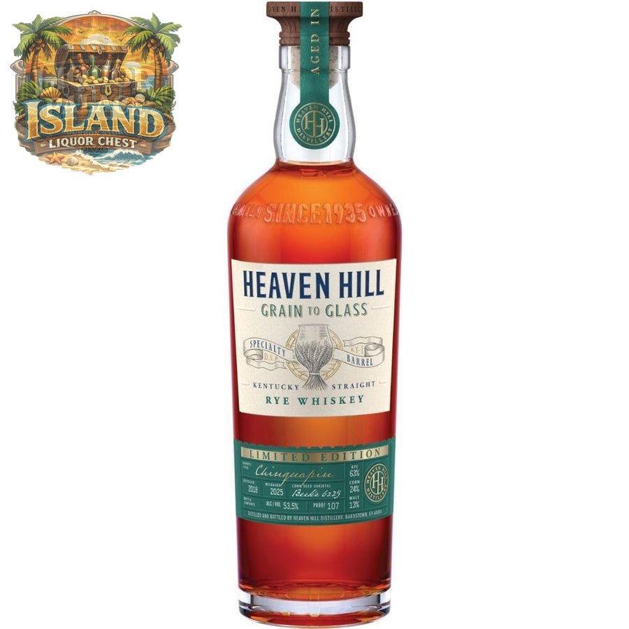Heaven Hill Grain to Glass Specialty Barrel Series Rye Whiskey – Aged in Chinquapin Oak – 53.5% ABV (107 Proof)