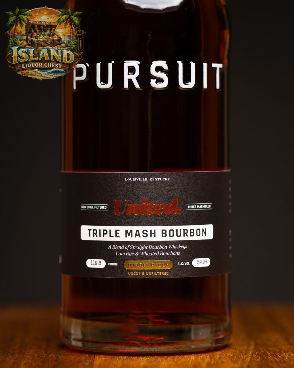 Pursuit Triple Mash Bourbon Whiskey – 59.9% ABV (119.8 Proof)