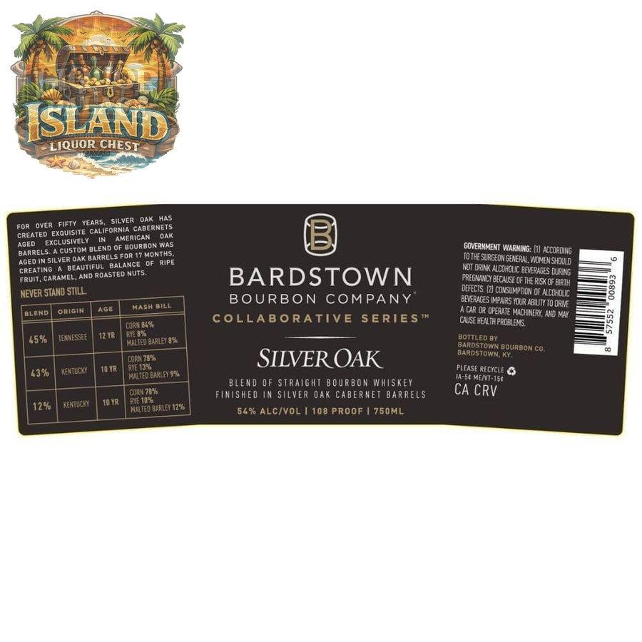 Bardstown Bourbon Silver Oak Finish – 54% ABV (108 Proof)