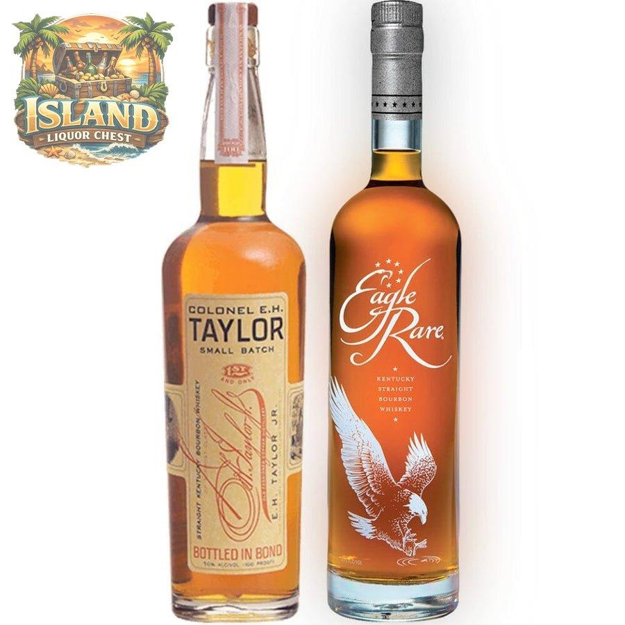 Eagle Rare X Colonel E.H. Taylor, Jr. Small Batch Bundle - Bourbons On Shelves