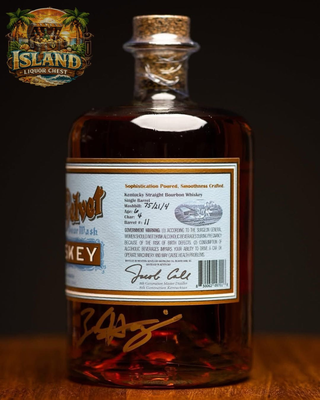 Silk Velvet Bourbon – 53.5% ABV (107 Proof)